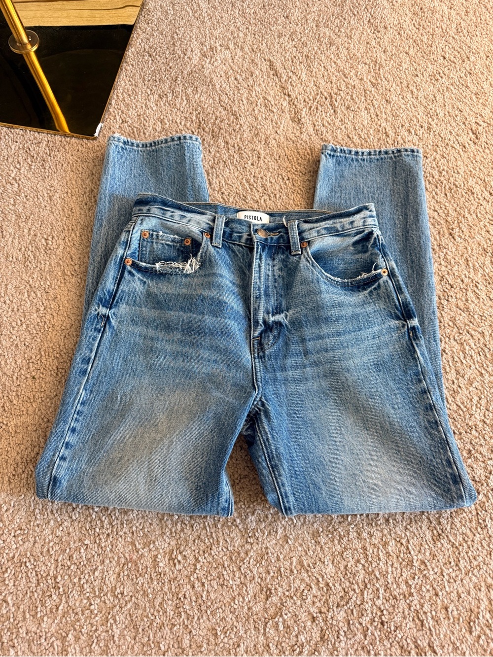 Pistola Light Blue Straight-Leg Jeans